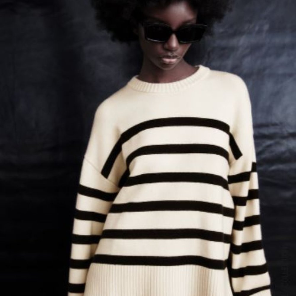 Zara Striped Kinit Sweater